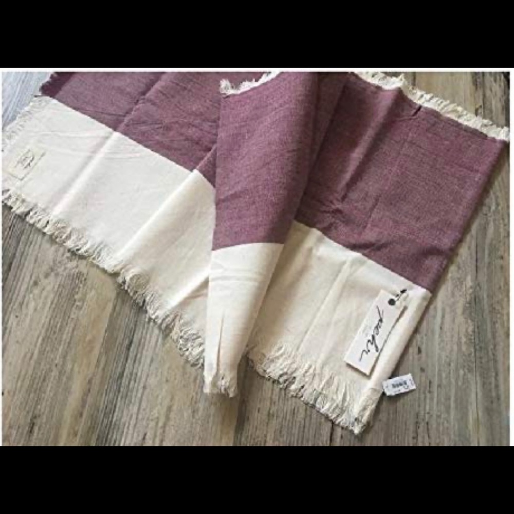 Pehr Chambray Runner in Wine